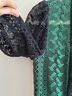 Self-Portrait 100% Polyester 100% Viscose Solid Green Black Cocktail Dress Size 4 - photo 10