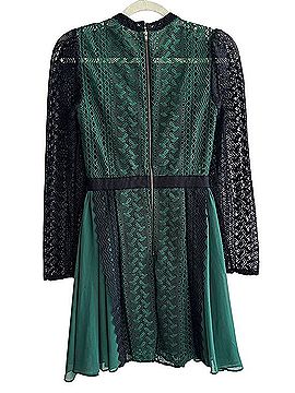 Self-Portrait Lace Mini Cocktail Dress (view 2)