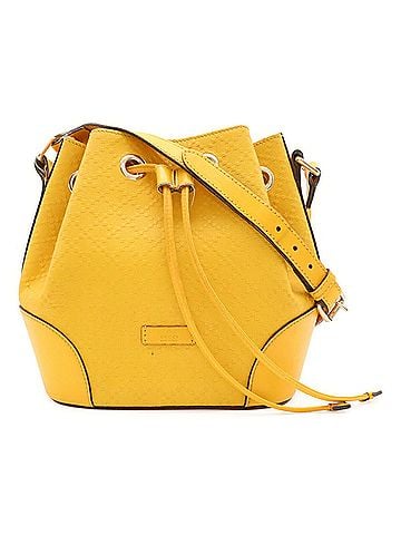 Gucci GUCCI Bright Diamante Shoulder Bag, Leather, Yellow, 354229 (view 2)