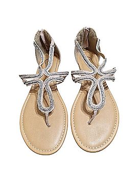 Candie's Okra Sandals (view 1)