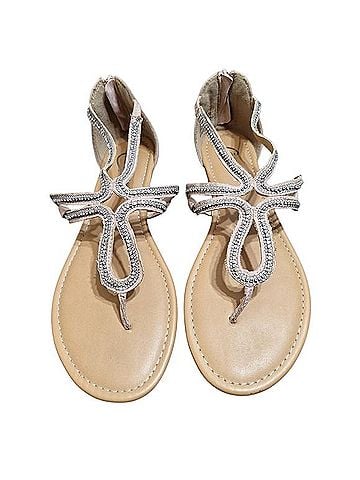 Candie's Okra Sandals (view 1)