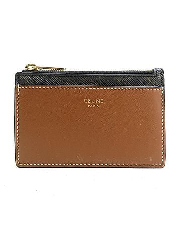 Céline Celine CELINE Wallet/Coin Purse, Coated Canvas Leather, Brown, Men's/Women's, 56737i (view 1)