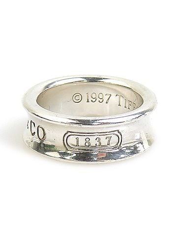 Tiffany & Co. Tiffany &amp; Co. 1837 Ring, Sterling Silver 925, Women's, Item Number 56741c (view 2)