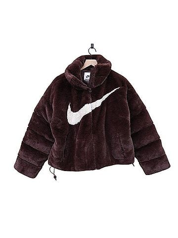 Nike Essential Oversized Faux Fur Puffer Jacket Jacket (view 1)