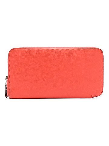 Hermès HERMES Azap Long Silk In Round Wallet, Veau Epsom Leather, Rose Jaipur Pink, T Stamp (view 2)