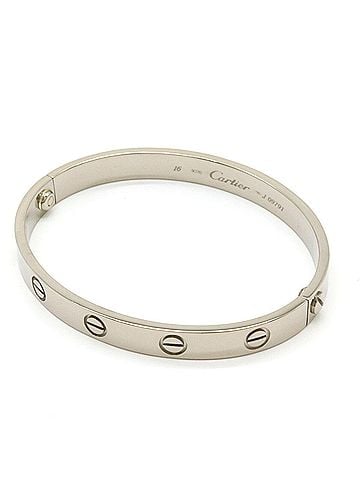 Cartier Cartier Love Bracelet Bangle 18KWG 750WG White Gold #16 B6005600 (view 1)