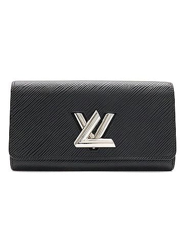 Louis Vuitton LOUIS VUITTON Louis Vuitton Epi Portefeuille Twist Bi-fold Long Wallet Leather Noir Black M68309 (view 2)