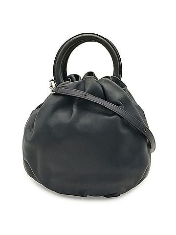 Loewe LOEWE Anagram Bounce Bag, Handbag/Shoulder Leather, Navy Blue (view 2)