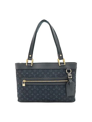 Louis Vuitton LOUIS VUITTON Louis Vuitton Monogram Mini Lucille PM Handbag TST Blue M92680 (view 2)
