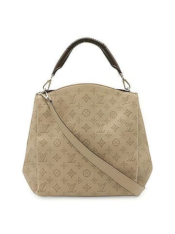 Louis Vuitton LOUIS VUITTON Mahina Babylon PM Shoulder Bag, Leather, Pink Beige, M50032 (view 2)