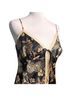 Victoria's Secret Floral Black Gold Romper Size S - photo 4