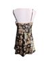 Victoria's Secret Floral Black Gold Romper Size S - photo 2