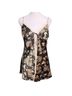 Victoria's Secret Floral Black Gold Romper Size S - photo 1
