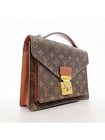 Louis Vuitton Louis Vuitton Monogram Monceau 26 Handbag M51187 Brown 2-way bag for women (view 2)