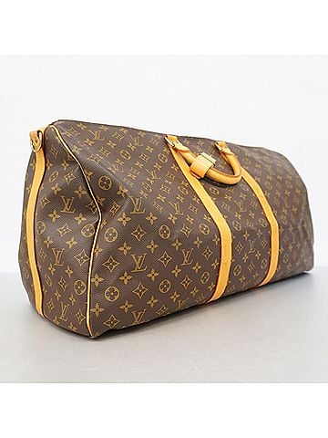 Louis Vuitton Louis Vuitton Bags - Boston Monogram Keepall Bandoulière 60 M41412 Brown Men's &amp; Women's (view 2)