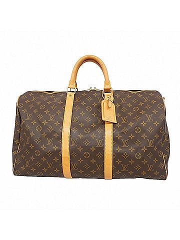 Louis Vuitton Louis Vuitton Bags - Boston Monogram Keepall Bandoulière 50 M41416 Brown Men's &amp; Women's (view 1)