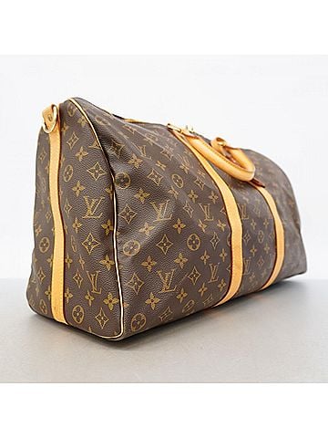 Louis Vuitton Louis Vuitton Bags - Boston Monogram Keepall Bandoulière 50 M41416 Brown Men's &amp; Women's (view 2)