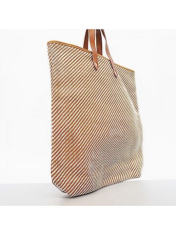Hermès Hermes Amedabad Diago PM Leather Tote Bag, Brown, Women's (view 2)
