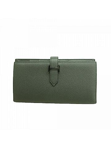 Hermès Hermes Bearn Soufflet Long Wallet, Veau Epsom Leather, So Black, U Stamp, Men's/Women's (view 1)