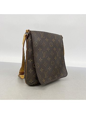Louis Vuitton Louis Vuitton Monogram Musette Salsa Short Strap Shoulder Bag M51258 Brown Women's (view 2)