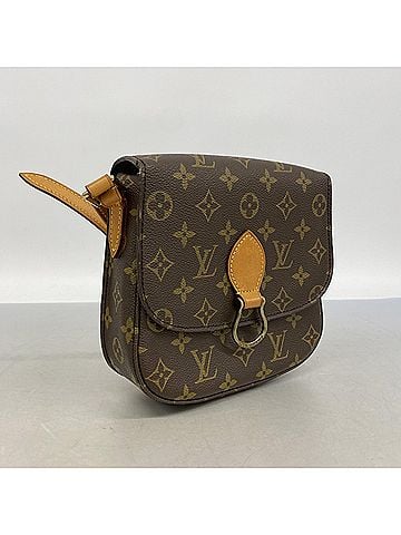 Louis Vuitton Louis Vuitton Monogram Saint Cloud PM Shoulder Bag M51244 Brown Women's (view 2)