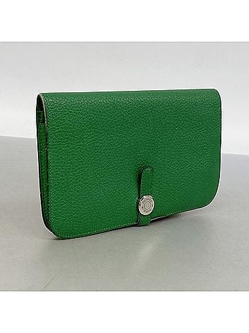 Hermès Hermes Dogon GM Long Wallet, Togo Leather, Bamboo, ?R Stamp, Men's/Women's (view 2)