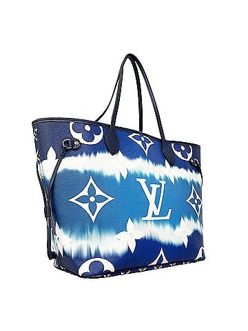 Louis Vuitton Louis Vuitton LV Escale Neverfull MM Tote Bag M45128 Blue Men's (view 2)
