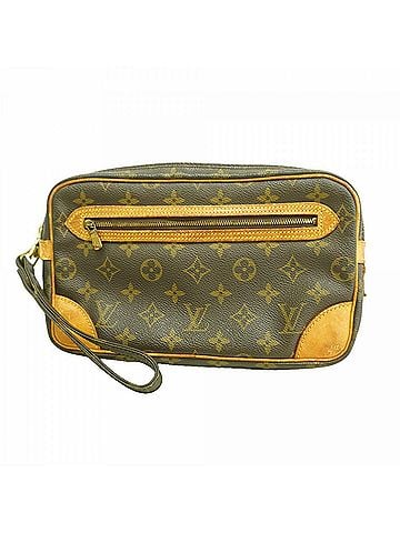 Louis Vuitton Louis Vuitton Monogram Marly Dragonne GM Clutch Bag M51825 Brown Men's (view 1)
