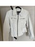 Guess White Faux Leather Jacket Size M - photo 4