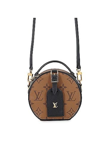 Louis Vuitton Louis Vuitton Shoulder Bag Monogram Reverse Mini Boite Chapeau M68276 LOUIS VUITTON 3-way Handbag (view 1)