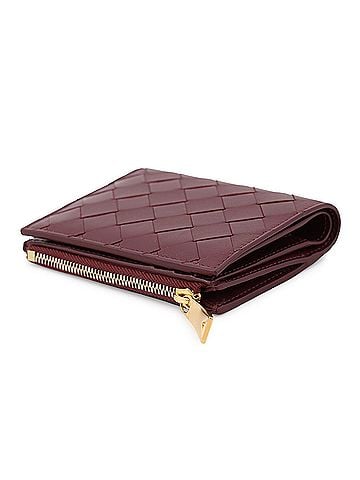 Bottega Veneta Bottega Veneta Bi-fold Wallet, Intrecciato Small, Lambskin, BOTTEGA VENETA Wallet (view 2)