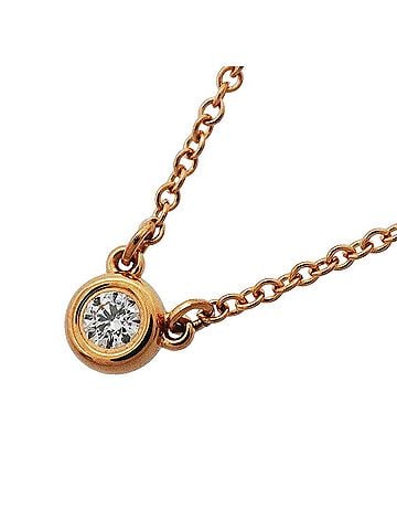 Tiffany & Co. Tiffany &amp; Co. By the Yard Necklace, 1PD (18K Pink Gold) Diamond, Women's (view 1)