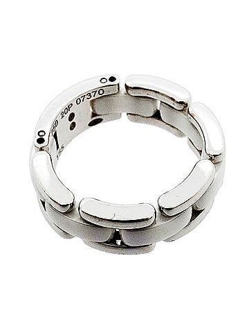 Chanel Chanel Ultra Collection Ring, 18K White Gold, Ceramic, White, Women's (view 1)