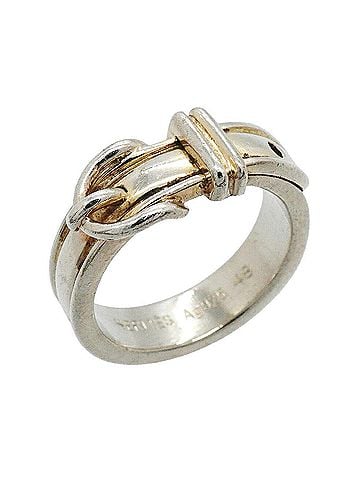 Hermès Hermes Ring Ceinture Sterling Silver 925 #48 Women's (view 1)