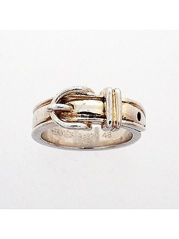 Hermès Hermes Ring Ceinture Sterling Silver 925 #48 Women's (view 2)
