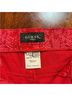 Guess Snake Print Red Denim Shorts Size 28 - photo 3