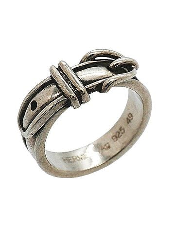Hermès Hermes Ring Ceinture Sterling Silver 925 #49 Women's (view 1)