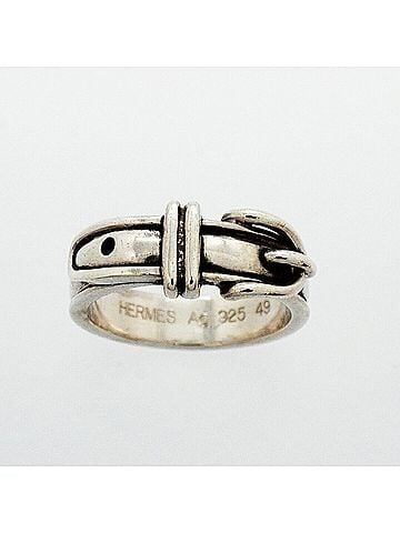 Hermès Hermes Ring Ceinture Sterling Silver 925 #49 Women's (view 2)