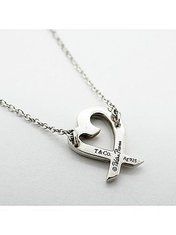 Tiffany & Co. Tiffany &amp; Co. Loving Heart Necklace, Sterling Silver 925, Women's (view 2)