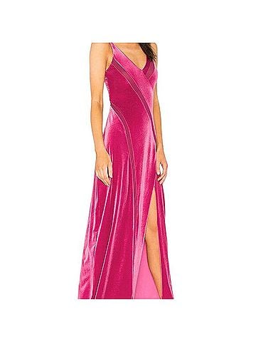Free People Spliced Velvet Maxi Dress Casual Dress (view 1)