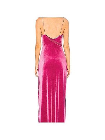 Free People Spliced Velvet Maxi Dress Casual Dress (view 2)