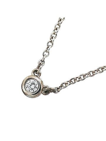 Tiffany & Co. Tiffany &amp; Co. By the Yard Necklace, 1PD (One Diamond), Sterling Silver 925, Women's (view 1)
