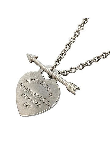 Tiffany & Co. Tiffany &amp; Co. Return to Heart Arrow Necklace, Sterling Silver 925, Women's (view 1)