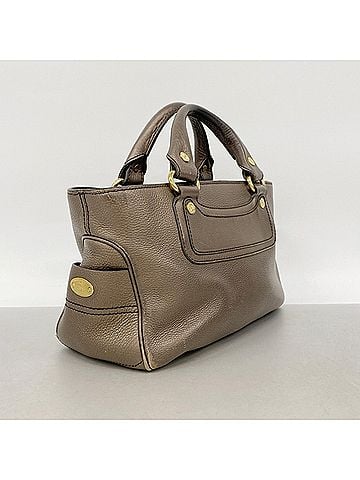 Céline Celine Boogie Bag Leather Handbag, Brown, Women's, P3134134 (view 2)