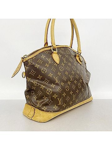 Louis Vuitton Louis Vuitton Monogram Lockit Horizontal Tote Bag M40104 Brown Women's P3086772 (view 2)