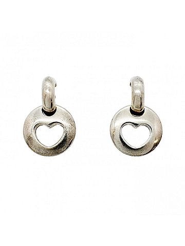 Tiffany & Co. Tiffany &amp; Co. Pierced Heart Earrings, Sterling Silver 925, Women's (view 1)