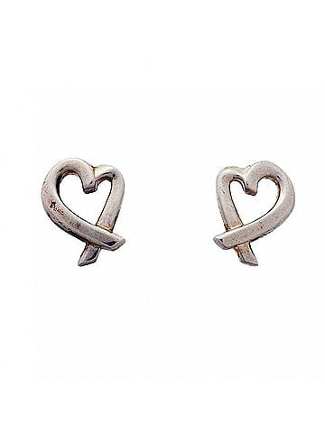 Tiffany & Co. Tiffany &amp; Co. Loving Heart Sterling Silver Earrings for Women (view 1)