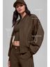 Alo Yoga 100% Polyester 100% Nylon Brown Ivory Jacket Size XS - photo 4