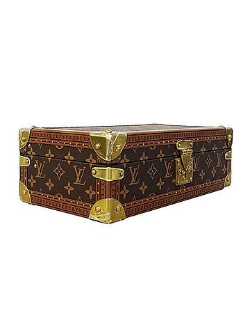 Louis Vuitton Louis Vuitton Monogram Watch Case, Coffret 8 Montres, Brown/Navy, Men's/Women's, P3276007 (view 2)