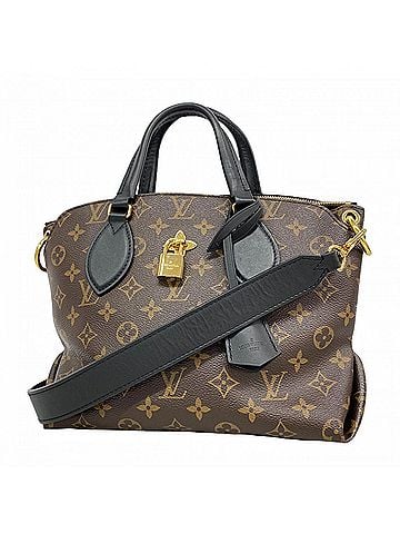Louis Vuitton Louis Vuitton Monogram Flower Zipped Tote PM Handbag M44351 Brown 2-way bag for women P3279866 (view 1)